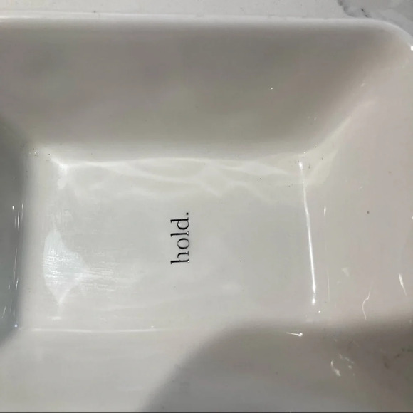 RAE DUNN Set Goals Take Action Hold Paperclip Desk  Trinket Dishes - Picture 4 of 8